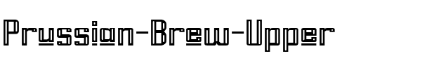 Prussian Brew Upper Regular.ttf