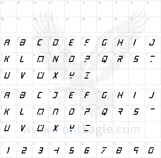 PsYonic-VII-Condensed-Italic
