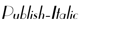 Publish Italic.ttf