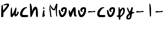 PuchiMono Regular.ttf