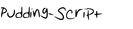 Pudding Script Regular.ttf