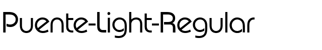 Puente-Light Regular.ttf