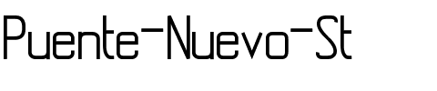 Puente Nuevo St Normal.ttf