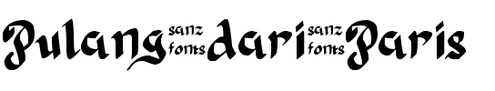 Pulang dari Paris Normal.ttf