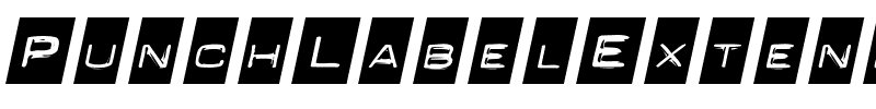 PunchLabelExtended Italic.ttf