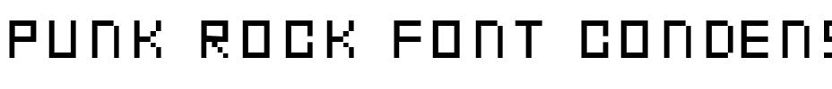 Punk Rock Font Condensed Thin.ttf