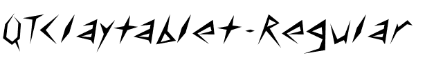 QTClaytablet Regular.ttf