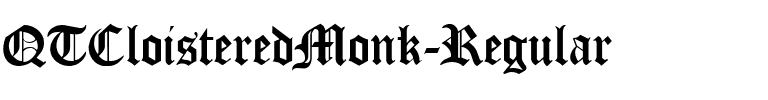 QTCloisteredMonk Regular.ttf