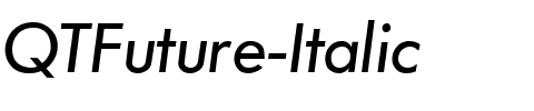 QTFuture Italic.ttf
