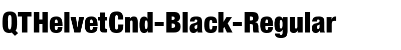QTHelvetCnd-Black Regular.ttf