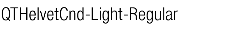 QTHelvetCnd-Light Regular.ttf