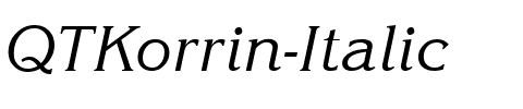 QTKorrin Italic.ttf