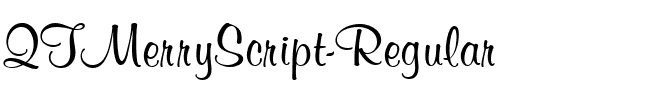 QTMerryScript Regular.ttf