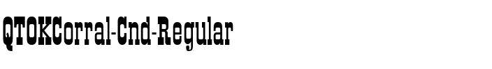 QTOKCorral-Cnd Regular.ttf
