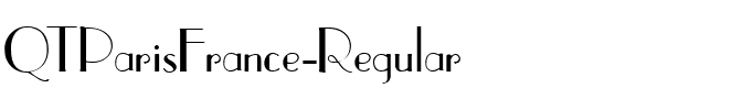 QTParisFrance Regular.ttf