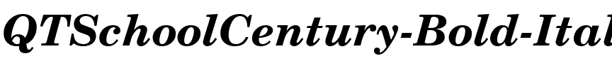 QTSchoolCentury Bold Italic.ttf