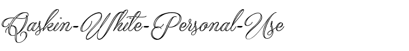Qaskin White Personal Use Regular.ttf