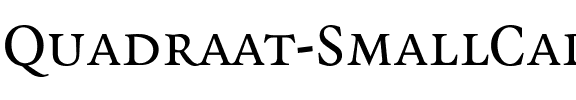 Quadraat SmallCaps.ttf
