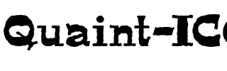 Quaint ICG Regular.ttf