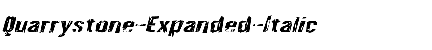 Quarrystone Expanded Italic Expanded Italic.ttf