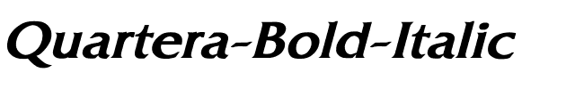 Quartera Bold Italic.ttf