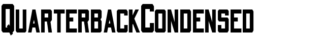 QuarterbackCondensed Regular.ttf