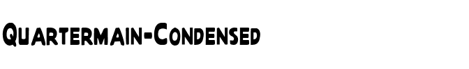 Quartermain Condensed Condensed.ttf