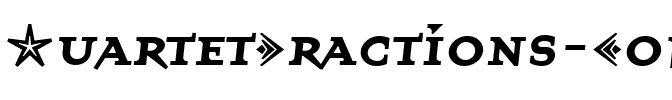 QuartetFractions Bold.ttf