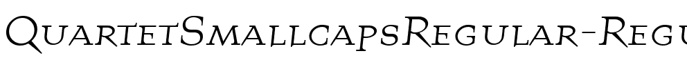 QuartetSmallcapsRegular Regular.ttf