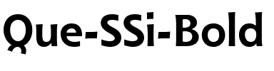 Que SSi Bold.ttf