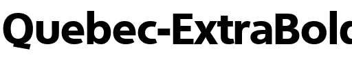 Quebec-ExtraBold Regular.ttf