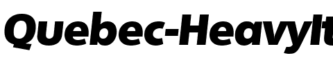 Quebec-HeavyIta Regular.ttf