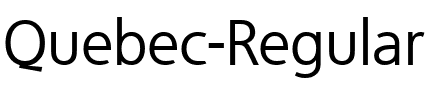 Quebec-Regular Regular.ttf