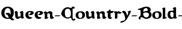 Queen & Country Bold Bold.ttf