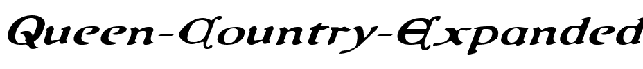 Queen & Country Expanded Italic Expanded Italic.ttf