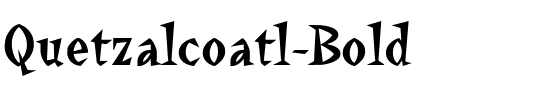 Quetzalcoatl Bold.ttf