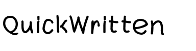 QuickWritten Regular.ttf
