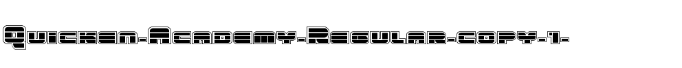 Quicken Academy Regular.ttf