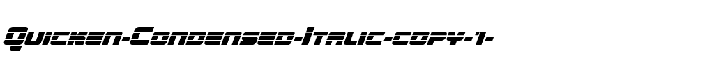 Quicken Condensed Italic Condensed Italic.ttf