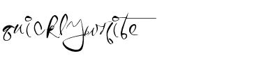 QuicklyWrite Regular.ttf