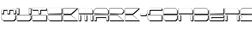 Quickmark Condensed Shadow Condensed Shadow.ttf