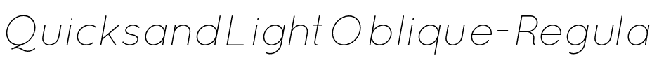 Quicksand Light Oblique Regular.otf