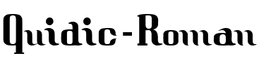 Quidic Roman.ttf