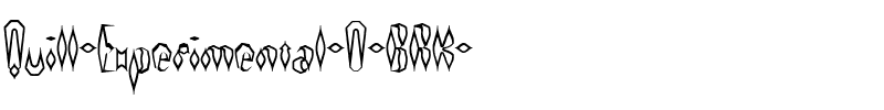 Quill Experimental O (BRK) Regular.ttf
