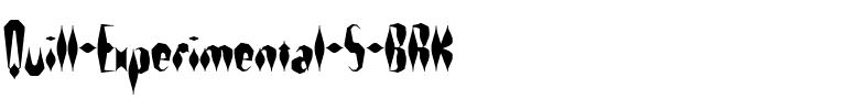 Quill Experimental S BRK Regular.ttf