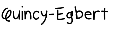 Quincy Egbert Medium.ttf