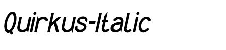 Quirkus Italic.ttf