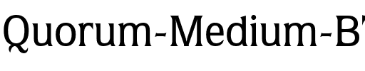 Quorum Md BT Medium.ttf