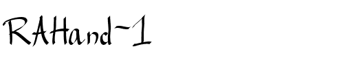 RAHand 1.ttf