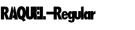 RAQUEL Regular.ttf